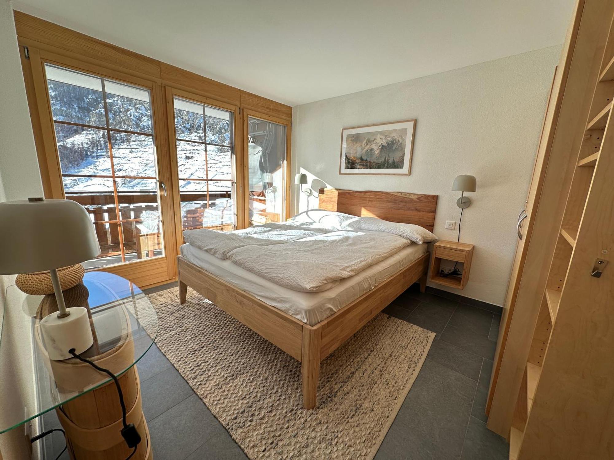 Modern Self-Catering Apartment With Matterhorn Views Zermatt Luaran gambar